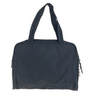 Prada Plate Nylon Black Tessuto Logo Bag Triangle Tote